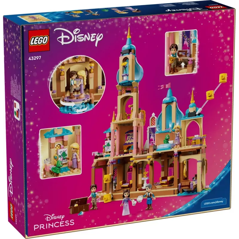 LEGO Disney 43297 Rapunzeles pils (676 gab.)