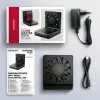 AXAGON ADSA-M2C44 USB4 40Gbps 4-Bay M.2 NVMe SSD Docking Station ar bezsaistes klonēšanas funkciju, alumīnijs, aktīvā dzesēšana