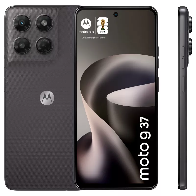 Motorola Moto G37 viedtālrunis - 6,67 inch Full HD+ 120Hz LCD - MediaTek Dimensity 6300 - 4 GB RAM - 128 GB atmiņa - 50 MP kamera - 5200 mAh - 5G - Android 16 - IP64 - Pantone Impenetrable