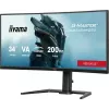 iiyama G-Master GCB3484WQSU-B2 Red Eagle 86.4 cm (34 inch) 3440 x 1440 pikseļi UWQHD VA Izliekts spēļu monitors 200Hz 0.6ms FreeSync Premium HDMI DisplayPort USB Hub Skaļruņi Melns