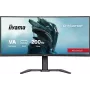 iiyama G-Master GCB3484WQSU-B2 Red Eagle 86.4 cm (34 inch) 3440 x 1440 pikseļi UWQHD VA Izliekts spēļu monitors 200Hz 0.6ms FreeSync Premium HDMI DisplayPort USB Hub Skaļruņi Melns