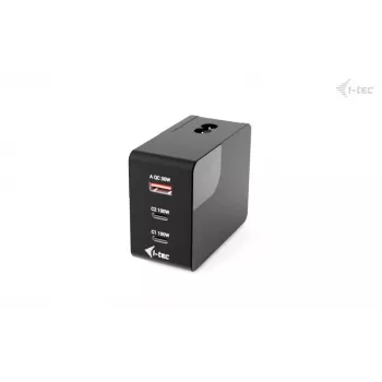 i-tec 100W Intelligent Multiport USB Charger 2x USB-C + 1x USB-A LCD CHARGER-INTG100W