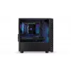 PC korpuss Endorfy Signum M30 ARGB — Micro Tower mATX, sieta priekšpuse, 3x 120 mm ARGB ventilatori, rūdīts stikls, USB-C 20 Gb/s