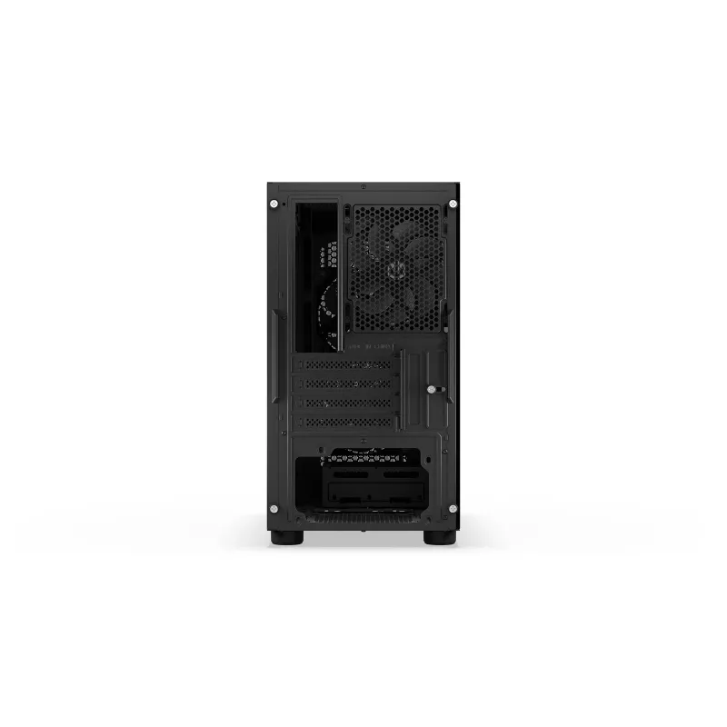 PC korpuss Endorfy Signum M30 ARGB — Micro Tower mATX, sieta priekšpuse, 3x 120 mm ARGB ventilatori, rūdīts stikls, USB-C 20 Gb/s