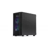 PC korpuss Endorfy Signum M30 ARGB — Micro Tower mATX, sieta priekšpuse, 3x 120 mm ARGB ventilatori, rūdīts stikls, USB-C 20 Gb/s