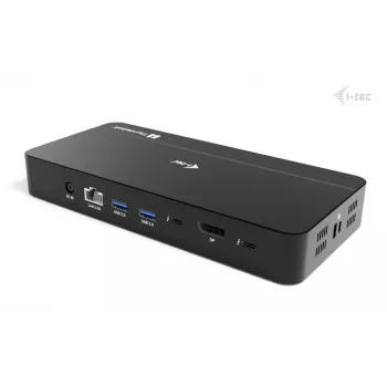 i-tec TB5 Triple Display Docking Station, 2x Thunderbolt 5, DP 2.1, 6x USB, M.2 NVMe slots, 2.5G LAN, SD/microSD, Audio, PD 140W
