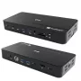 i-tec TB5 Triple Display Docking Station, 2x Thunderbolt 5, DP 2.1, 6x USB, M.2 NVMe slots, 2.5G LAN, SD/microSD, Audio, PD 140W