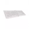 CHERRY KC 1000 Vadu USB tastatūra - Spāņu QWERTY izkārtojums, gaiši pelēka