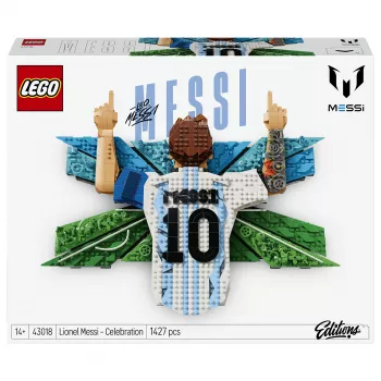 LEGO Blocks Editions 43018 Lionel Messi - Cieszynka Building Block Figure