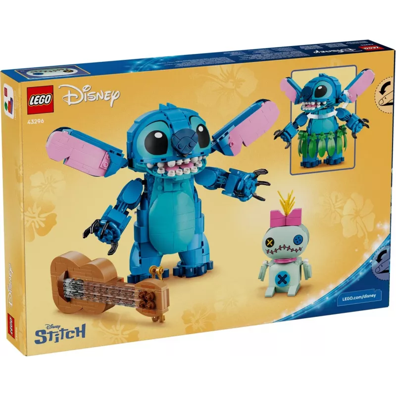 LEGO Disney 43296 Stitch & Scrump Būvēšanas Komplekts (713 Gabali)