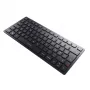 CHERRY KW 9200 MINI bezvadu kompaktā tastatūra, uzlādējama, 2,4 GHz + Bluetooth + USB-C, melna (Beļģijas AZERTY) JK-9250BE-2