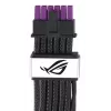 ASUS ROG Equalizer 12V-2x6 PCIe 5.1 / ATX 3.1 GPU barošanas kabelis, 0,75 m, 16 AWG, melns (90YE00BN-B0QA00)