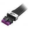 ASUS ROG Equalizer 12V-2x6 PCIe 5.1 / ATX 3.1 GPU barošanas kabelis, 0,75 m, 16 AWG, melns (90YE00BN-B0QA00)