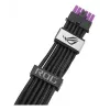 ASUS ROG Equalizer 12V-2x6 PCIe 5.1 / ATX 3.1 GPU barošanas kabelis, 0,75 m, 16 AWG, melns (90YE00BN-B0QA00)