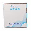 Extralink CAT6A U/UTP iekštelpu vītā pāra instalācijas kabelis 100 m EX.96655