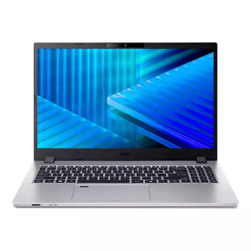 Acer TravelMate P2 15 TMP215-75-G2-TCO klēpjdators - Intel Core Ultra 5 125H / 16 GB DDR5 / 512 GB SSD / 15,6 collu Full HD IPS / Intel Arc Graphics / Windows 11 Pro / Pure Silver