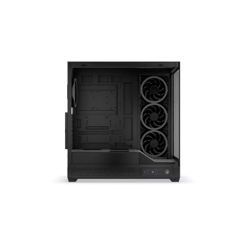 ENDORFY Fishtank 6000 Corona Mid-Tower PC Case - Black, Dual Tempered Glass, 4x ARGB Fans, USB-C, E-ATX