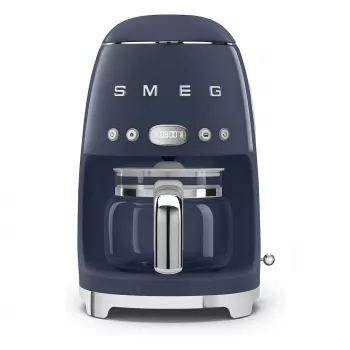 SMEG DCF02NBEU 50's Retro Style Drip Filter Coffee Machine 1.4L 10-Cup Navy Blue