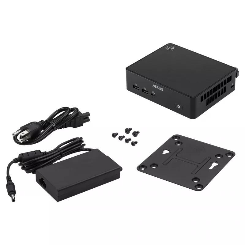 ASUS NUC 16 Pro RNUC16GDKU560002 Barebone Mini PC Intel Core Ultra 5 325 Bez RAM Bez Krātuves Bez OS Melns