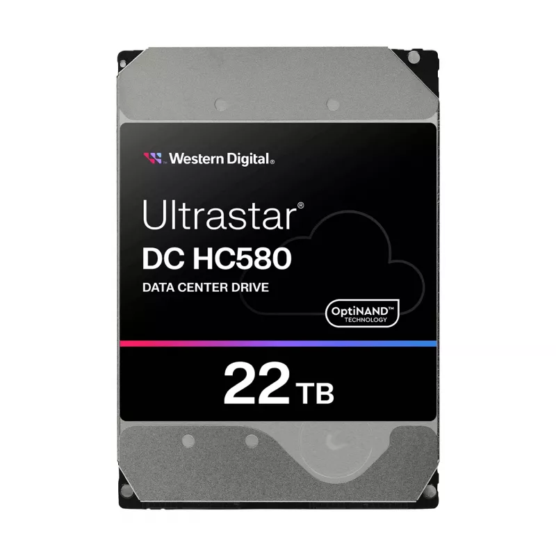 Western Digital Ultrastar DC HC580 WUH722422ALE6L1 iekšējais cietais disks 22 TB 7200 RPM 512 MB 3,5 collas SATA III SED