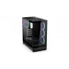 ENDORFY Fishtank 6000 Flex Mid-Tower PC korpuss - Melns, dubultrūdīts stikls, USB-C, E-ATX, Back-Connect Ready (bez ventilatoriem)