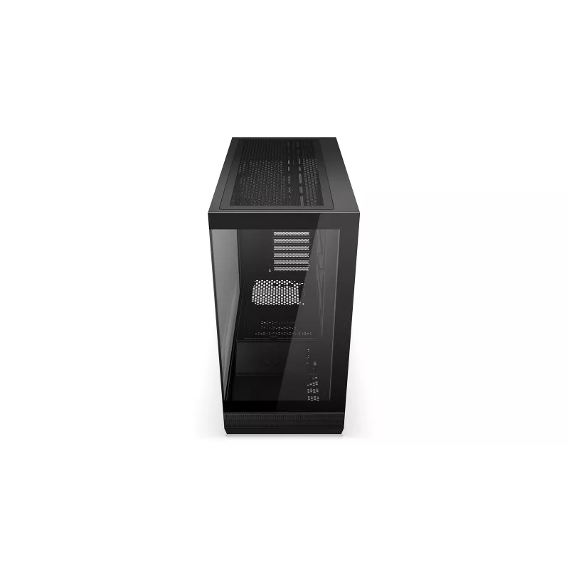 ENDORFY Fishtank 6000 Flex Mid-Tower PC korpuss - Melns, dubultrūdīts stikls, USB-C, E-ATX, Back-Connect Ready (bez ventilatoriem)