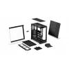 ENDORFY Fishtank 6000 Flex Mid-Tower PC korpuss - Melns, dubultrūdīts stikls, USB-C, E-ATX, Back-Connect Ready (bez ventilatoriem)