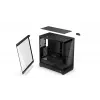 ENDORFY Fishtank 6000 Flex Mid-Tower PC korpuss - Melns, dubultrūdīts stikls, USB-C, E-ATX, Back-Connect Ready (bez ventilatoriem)