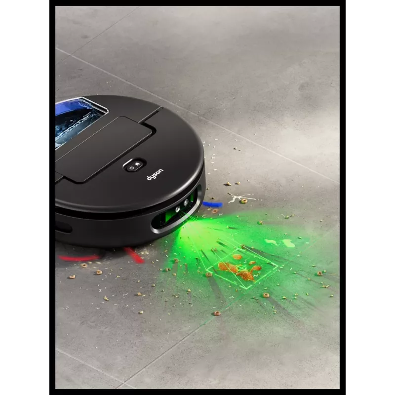 Dyson Spot+Scrub Ai Slapjās un Sausās Tīrīšanas Robots Putekļsūcējs 586183-01 Melns
