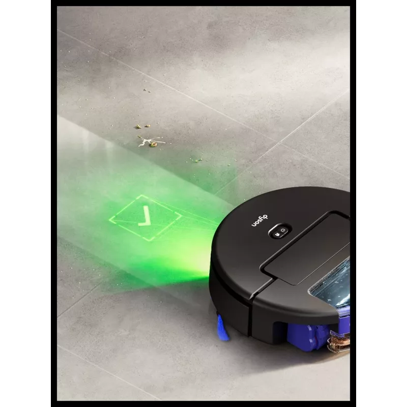 Dyson Spot+Scrub Ai Slapjās un Sausās Tīrīšanas Robots Putekļsūcējs 586183-01 Melns