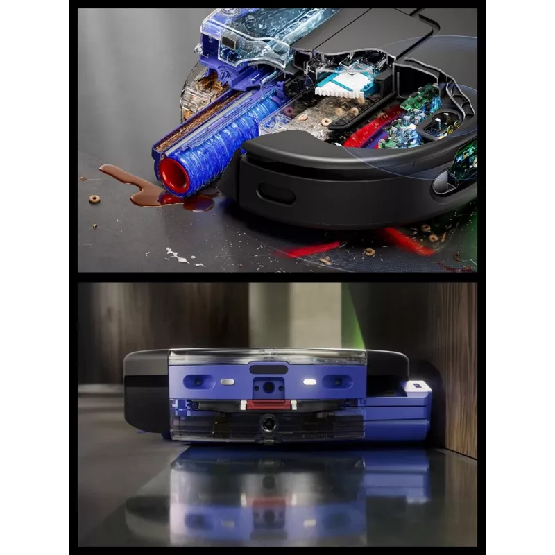 Dyson Spot+Scrub Ai Slapjās un Sausās Tīrīšanas Robots Putekļsūcējs 586183-01 Melns