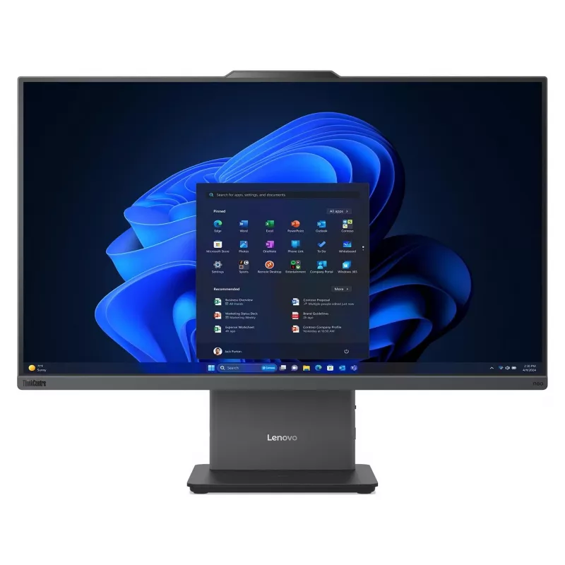 Lenovo ThinkCentre neo 50a 27 Gen 6 13QF000HGE All-in-One PC, Intel Core Ultra 5 226V, 16GB LPDDR5x, 512GB SSD, 27 collu FHD IPS, Windows 11 Pro, Luna Grey