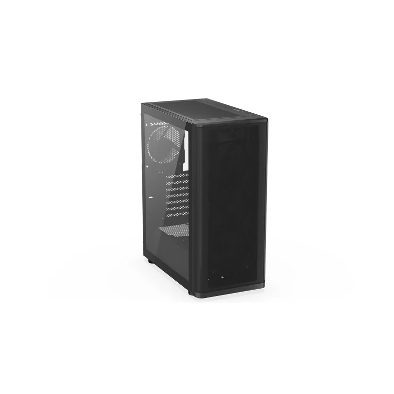 ENDORFY Ventum 400 Air ATX PC Case - Black, Tempered Glass, 4x Stratus 120 PWM Fans, USB-C