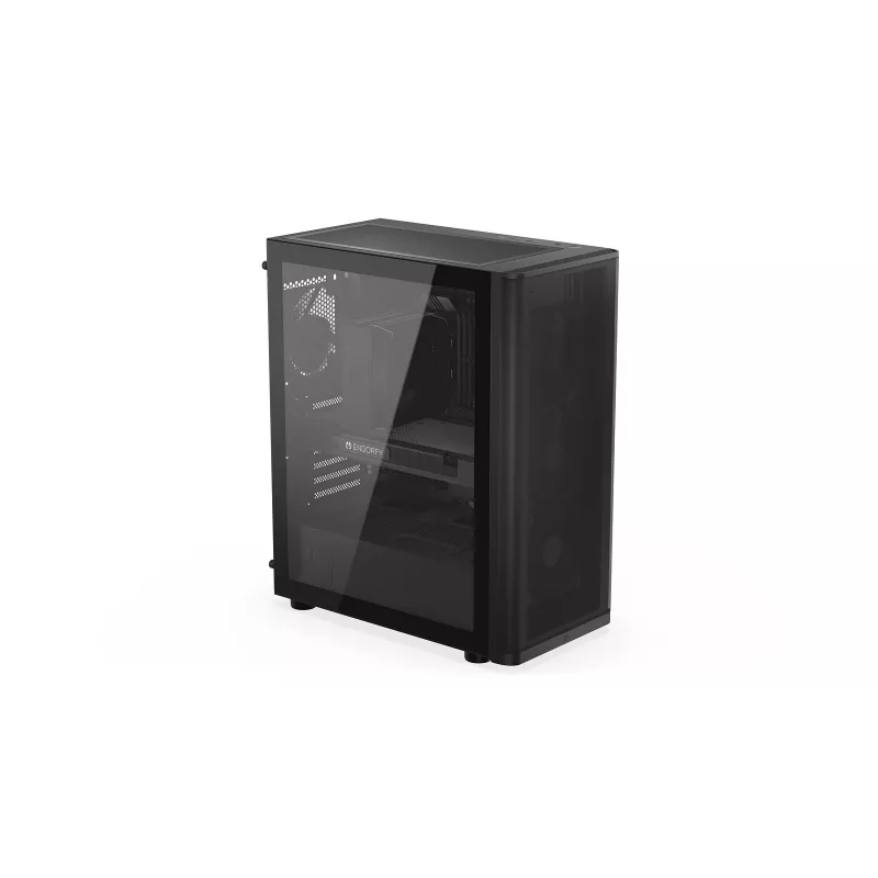 ENDORFY Ventum 400 Air ATX PC Case - Black, Tempered Glass, 4x Stratus 120 PWM Fans, USB-C