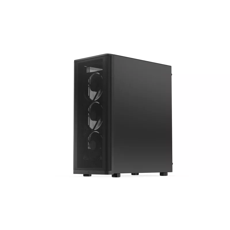 ENDORFY Ventum 400 Air ATX PC Case - Black, Tempered Glass, 4x Stratus 120 PWM Fans, USB-C
