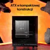 ENDORFY Ventum 400 ARGB ATX PC Case - Black, Tempered Glass, 4x Stratus 120 PWM ARGB Fans, ARGB & PWM Controller, USB-C
