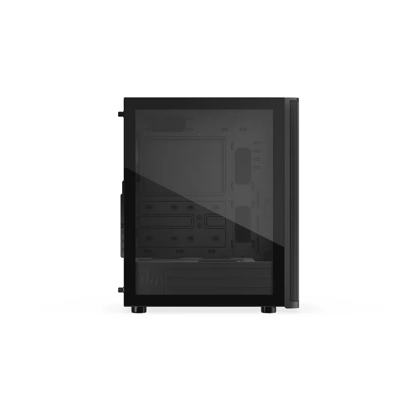 ENDORFY Ventum 400 ARGB ATX PC Case - Black, Tempered Glass, 4x Stratus 120 PWM ARGB Fans, ARGB & PWM Controller, USB-C