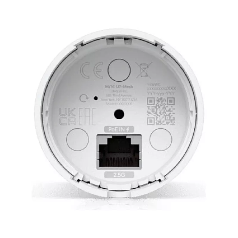 Ubiquiti UniFi U7-Mesh WiFi 7 Tri-Band BE5000 āra piekļuves punkts 2.5G PoE+