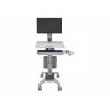 Ergotron WorkFit C-Mod Single LD Sit-Stand Workstation Cart 24-198-055 līdz 27 collām