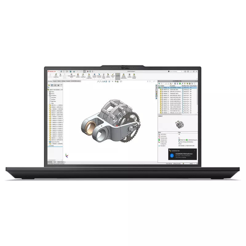 Lenovo ThinkPad P16v Gen 3 21RS004YGE 16 collu mobilā darbstacija Core Ultra 7 255H RTX PRO 500 32GB 512GB Win 11 Pro