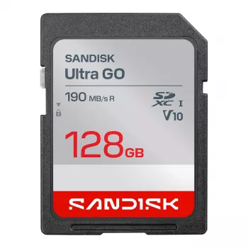 SanDisk Ultra GO SDXC UHS-I 128GB atmiņas karte SDSDUGN-128G-GN6IN 190MB/s