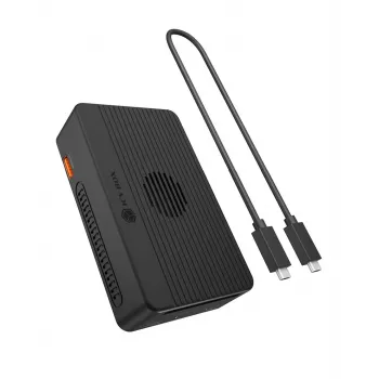 ICY BOX IB-RD2818DK-40G Heart RAID 2818 Dual M.2 NVMe RAID Docking Station Thunderbolt 4 40Gbps