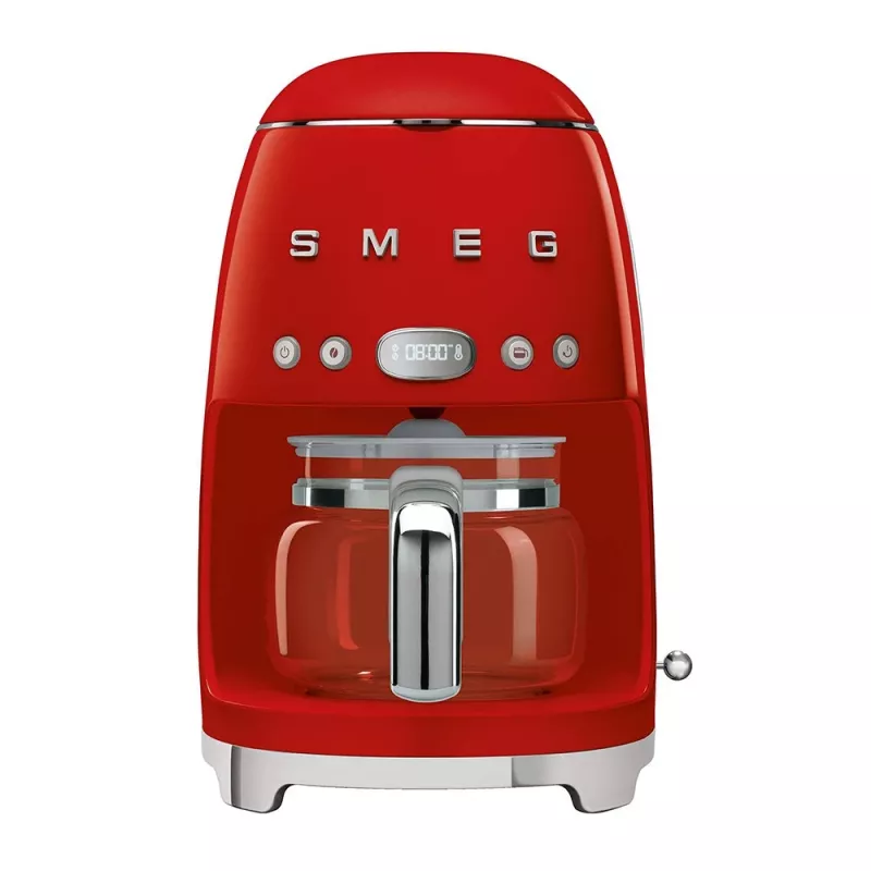 Smeg DCF02RDEU 50's Style Drip Filter Coffee Machine 10-Cup 1.4L Red