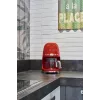 Smeg DCF02RDEU 50's Style Drip Filter Coffee Machine 10-Cup 1.4L Red