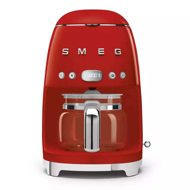 Smeg DCF02RDEU 50's Style Drip Filter Coffee Machine 10-Cup 1.4L Red