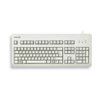 CHERRY G80-3000 mehāniskā tastatūra G80-3000LXCEU-0 MX Brown pilnizmēra US/International PS/2+USB gaiši pelēka