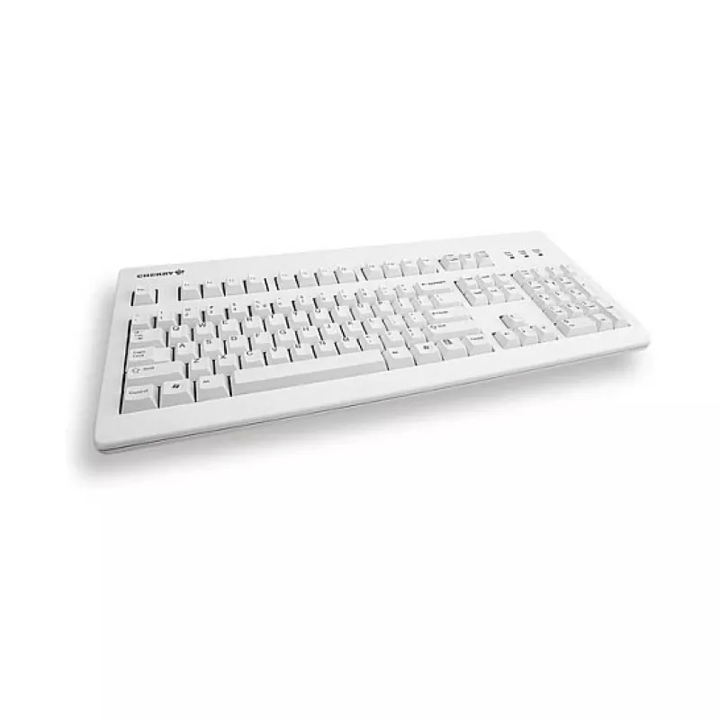 CHERRY G80-3000 mehāniskā tastatūra G80-3000LXCEU-0 MX Brown pilnizmēra US/International PS/2+USB gaiši pelēka