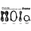 Iiyama ProLite TF5539UHSC-B1AG 55 collu 4K UHD PCAP 50-punktu skārienjūtīgs IPS LED monitors melns