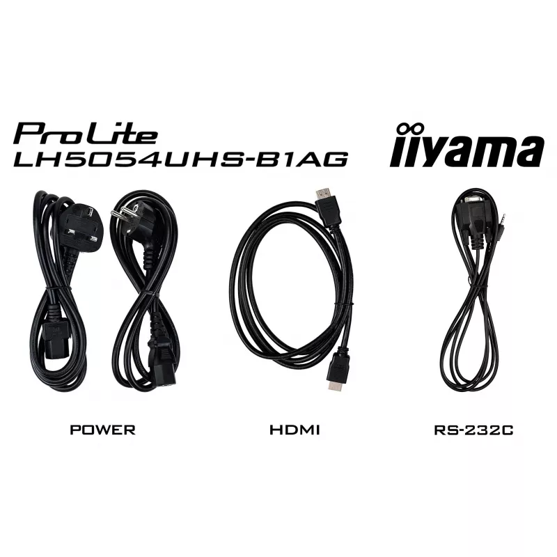 Iiyama ProLite LH5054UHS-B1AG 50 collu 4K UHD VA komerciālais displejs 24/7 Android