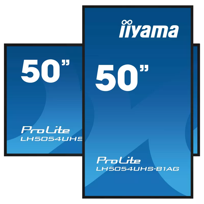 Iiyama ProLite LH5054UHS-B1AG 50 collu 4K UHD VA komerciālais displejs 24/7 Android